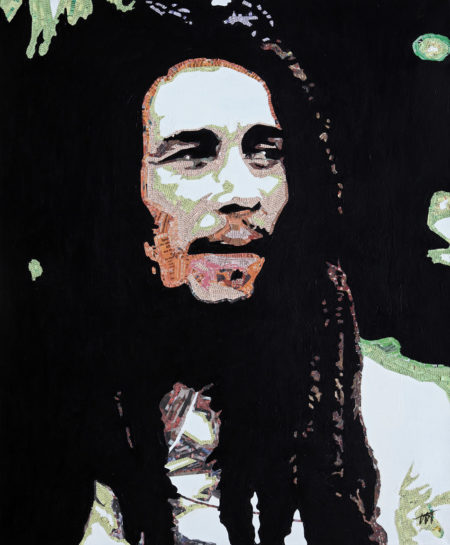 Bob Marley Newspaper art galerie venturini, antibes