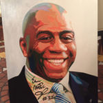 galerie venturini, JJV, Lakers, Los Angeles, lune, magic Johnson, National Basketball Association