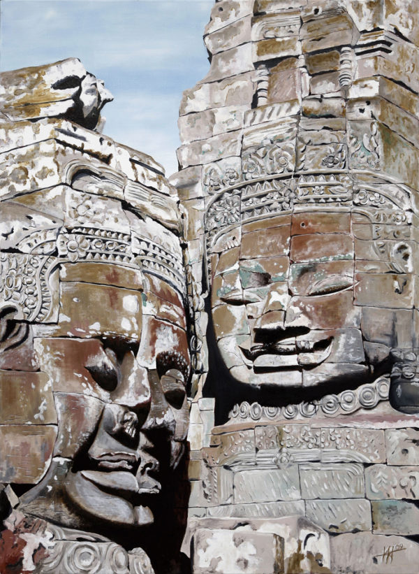 Alzheimer, angkor vat, art bouddhique, Bayon, cambodge, galerie venturini, JJV, khmers, patrimoine mondial de l'UNESCO