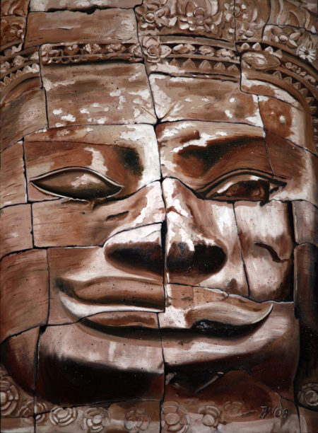 angkor vat, art bouddhique, Bayon, cambodge, galerie venturini, JJV, khmers, narcissisme, patrimoine mondial de l'UNESCO