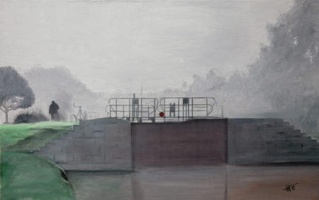 canal du Nivernais, écluse, galerie venturini, JJV