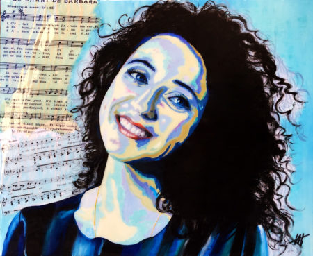 chant lyrique, Comédie Musicale, Diane Foures, Ecole d'art russe, galerie venturini, JJV, Résine