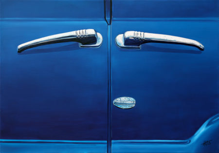 bleu, chromes, galerie venturini, Old ca