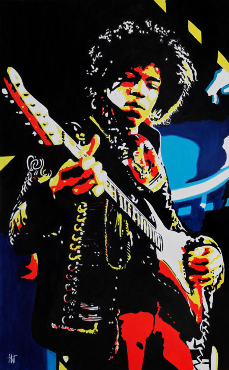 galerie venturini, guitare, jimi hendrix, JJV, people, rock'n'roll, ryhtm'blues, Woodstock