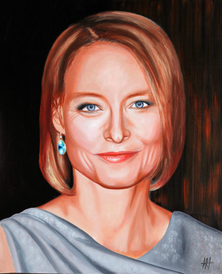 actrice, antibes, British Academy Award, cinéma, galerie venturini, Golden Globes, JJV, jodie foster, Juan les pins, Oscar de la meilleure actrice, people