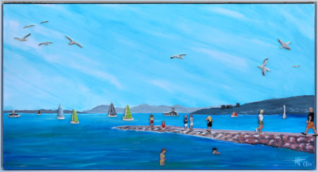 antibes, céramique, galerie venturini, Juan les pins, mer