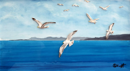 antibes, céramique, galerie venturini, Juan les pins, mer