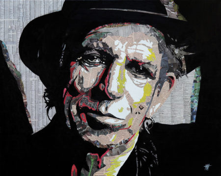 galerie venturini, Newspaper Art, newspaper'art, Résine, rock, Rolling Stones