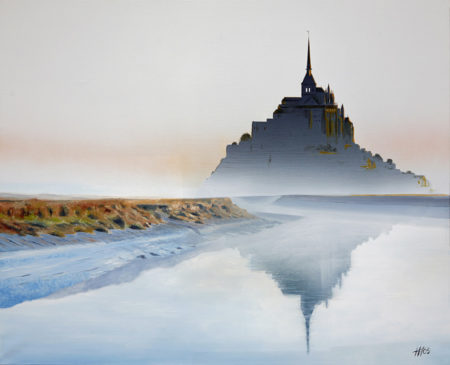 égo, galerie venturini, JJV, marée, mer, mont saint michel, reflet, reflets, sable