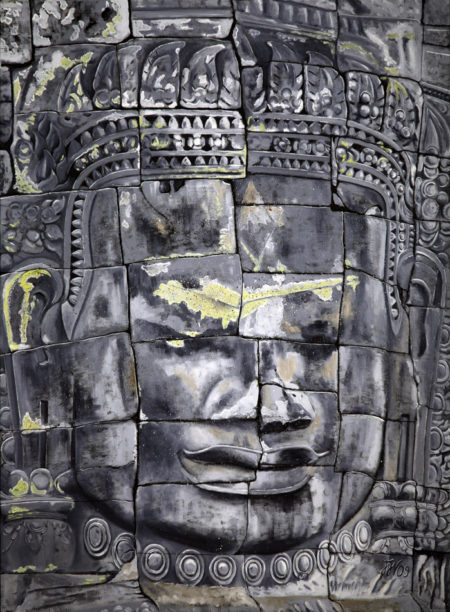 angkor vat, art bouddhique, Bayon, cambodge, galerie venturini, JJV, khmers, patrimoine mondial de l'UNESCO, Sommeil paradoxal