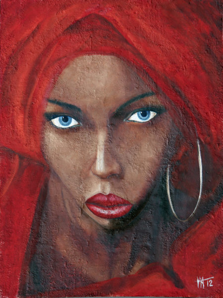 Femme, galerie venturini, JJV, terre
