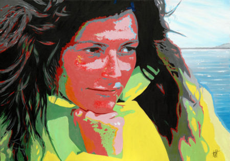 Femme, florence artaud, galerie venturini, JJV, mer, navigatrice