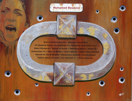 frappoir, galerie venturini, JJV, Mohamed Bouazizi, printemps arabe, révolution Tunisienne Non