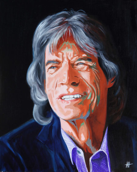 galerie venturini, JJV, lune, Mick Jagger, rock, rolling ston