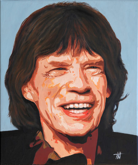 galerie venturini, JJV, lune, Mick Jagger, rock, rolling ston