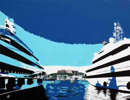 antibes, fort vauban, galerie venturini, JJV, Juan les pins, port vauban, quai des milliardaires, yacht