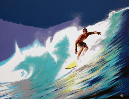 antibes, galerie venturini, JJV, Juan les pins, Pop Art, surf, vague