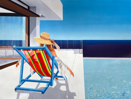 Sous le soleil exactement /16 - Tableau Moderne - œuvre d'art contemporaine - huile sur toile de lin, créé par Jean-Jacques Venturini, artiste peintre à Antibes, French Riviera